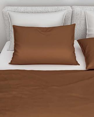 Zo! Home Zo Home Satinado Dekbedovertrek 140x200/220 Copper Orange