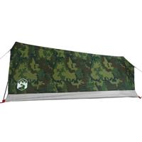 Tent 2-persoons waterdicht camouflage - thumbnail