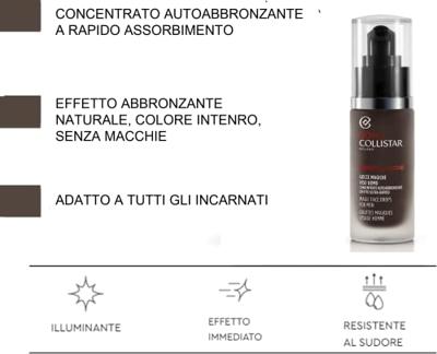 Collistar Magic Face Drops For Men 30 ml Zelfbruiner