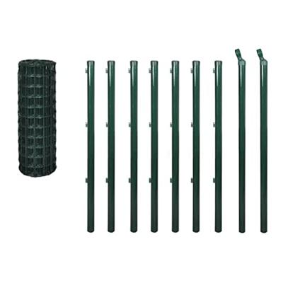 Eurohek 10x1,0 m staal groen
