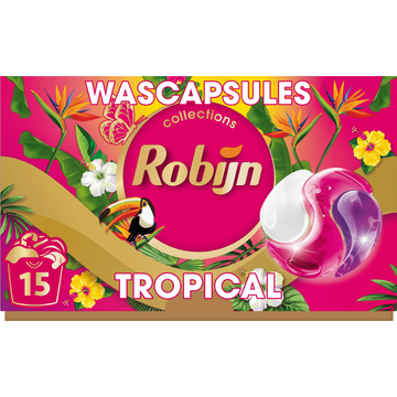 Robijn Collections 3in1 Wascapsules Color Tropical 15 wasbeurten bij Jumbo