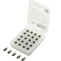 Quadrios 1802O018 Displaylampje 1.5 V, 2.5 V, 4.5 V, 4.8 V, 12 V Fitting E10 20 onderdelen - thumbnail