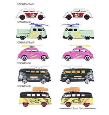 Majorette volkswagen the originals speelauto's, 5st.