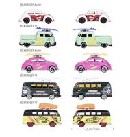 Majorette volkswagen the originals speelauto&apos;s, 5st. - thumbnail