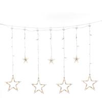 Lichtgordijn LED met 3 kleine en 4 grote sterren Konstsmide - Konstsmide - thumbnail