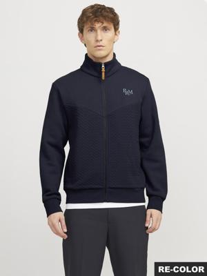 J&j Premium Jprblufrankie Sweat Zip High Neck Smu Vest Seaborne