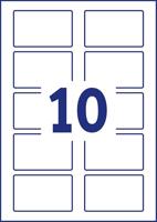 Naambadge etiket avery l4785-20 80x50mm 200st - thumbnail
