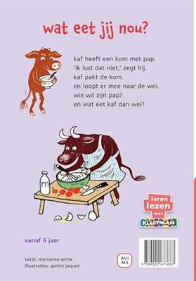Kluitman Boek AVI M3 Wat Eet Jij Nou?