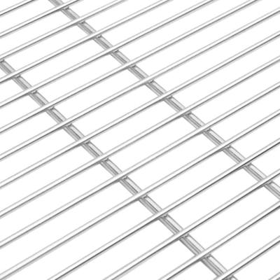 VidaXL Barbecuerooster zilver 60 x 60 cm roestvrij staal VidaXL Barbecuerooster zilver 60 x 60 cm roestvrij staal