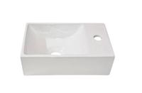 Best Design Wonder fontein 29x18x9.5cm 1 kraangat rechts keramiek wit 3875080 - thumbnail