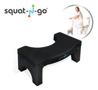 Squat N Go Toiletkrukje Inklapbaar - Zwart - thumbnail