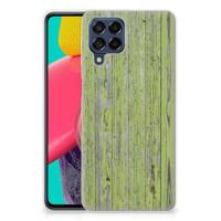 Samsung Galaxy M53 | Bumper Hoesje | Green Wood - thumbnail