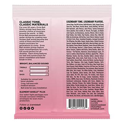 Ernie Ball 2330 Ukulele Strings Low G snaren voor concert of tenor ukelele met lage G