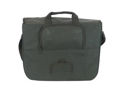 Newlooxs New looxs messenger cameo schoudertas - zwart, polyester, klittenband, 12l, 38x29x11cm, waterafstotend