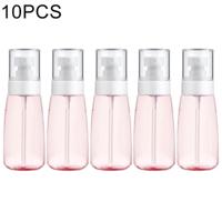 10 stuks Portable hervulbare plastic Fine mist parfum spray fles transparante lege spray sproeier fles 60ml (roze) - thumbnail