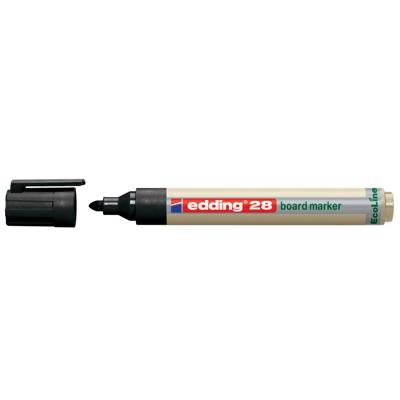 Whiteboardmarker edding 28 EcoLine rond 1.5-3mm zwart | 10 stuks