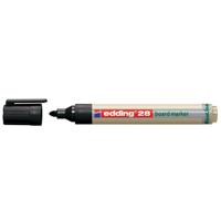 Whiteboardmarker edding 28 EcoLine rond 1.5-3mm zwart | 10 stuks - thumbnail