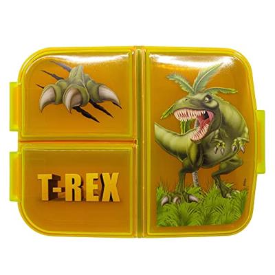 Lunchtrommel met Bestekvak Stor Dinosaur (6,7 x 16,5 x 19,5 cm)