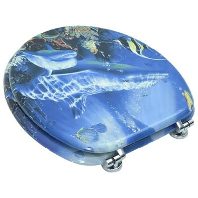 Toiletbril dolfijn MDF Toiletbril dolfijn MDF