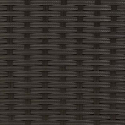 Tuinbank 2-zits met voetenbanken poly rattan zwart Tuinbank 2-zits met voetenbanken poly rattan zwart