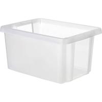 Curver 225353 Opbergbox ESSENTIALS Drehstapelbox 16L, transparent Transparant 1 stuk(s) - thumbnail