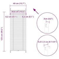 Plissjaloezie 40x125cm crme - thumbnail