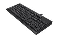 A4Tech KR-92 toetsenbord Universeel USB QWERTY Engels Zwart - thumbnail