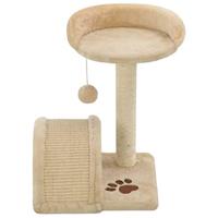 VidaXL Kattenkrabpaal met sisal krabpaal 40 cm beige en bruin - thumbnail