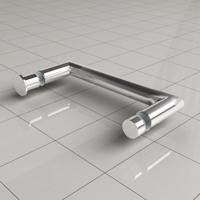 Wiesbaden type 4 deurgreep 16,5 cm chroom - thumbnail