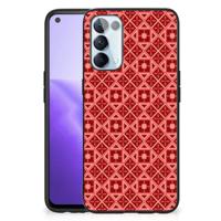 OPPO Reno5 5G | Find X3 Lite Back Case Batik Rood - thumbnail