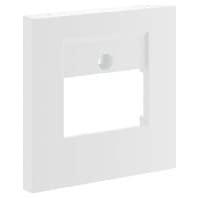 Hager Tehalit Centrale schijf TAE voor Accessoires voor elektroplintsysteem Wit 1 stuk(s) - thumbnail