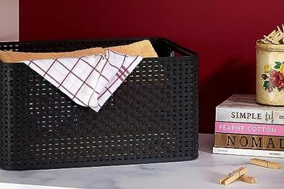 Curver Style mand L met deksel antraciet