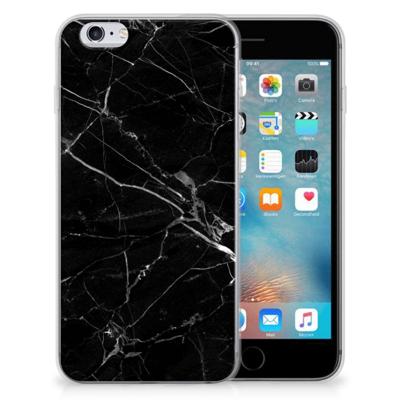 Apple iPhone 6 | 6s | TPU | Siliconen hoesje | Marmer Zwart - Origineel Cadeau Vader