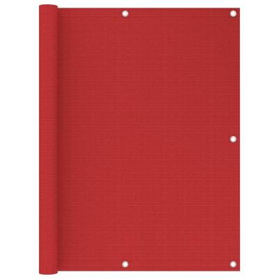 VidaXL Balkonscherm 120x400 cm hdpe rood VidaXL Balkonscherm 120x400 cm hdpe rood