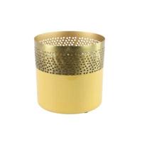 Countryfield theelichthouder tina geel 10 cm | 8 stuks - thumbnail