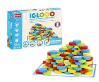 Iglooo 100 stuks - JEUJURA - Behendigheids- en logicaspel met pucks en matten, spelregels inbegrepen - thumbnail