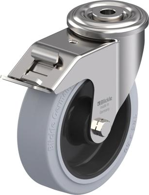 Blickle LEXR-POEV 125XR-FI-SG Zwenkwiel met rem Wieldiameter: 125 mm Draagvermogen (max.): 150 kg 1 stuk(s) Blickle LEXR-POEV 125XR-FI-SG Zwenkwiel met rem Wieldiameter: 125 mm Draagvermogen (max.): 150 kg 1 stuk(s)