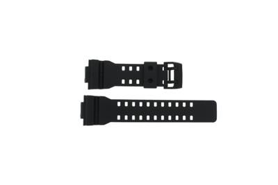 Horlogeband Casio GA-700 / 10536683 Rubber Zwart 16mm