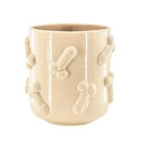 Housevitamin bloempot dick beige 17,5 cm | 8 stuks - thumbnail