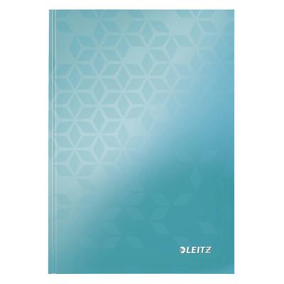 Notitieboek Leitz WOW A5 160blz 90gr lijn ijsblauw | 6 stuks Notitieboek Leitz WOW A5 160blz 90gr lijn ijsblauw | 6 stuks