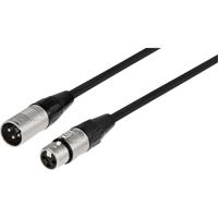 Monacor MECR-1000/SW XLR Kabel [1x XLR-stekker - 1x XLR-bus] 10 m Zwart - thumbnail