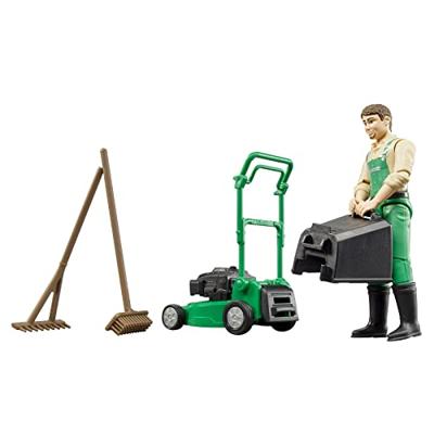 62103 Bruder Figuur Tuinman met Grasmaaier