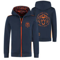 Kids - Zip-Hoodie - Navy - Unleash The Lion - 110-116 - Max Verstappen - thumbnail