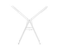 Brabantia hangon droogrek 25 meter white - thumbnail