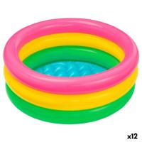 Opblaasbaar Kinderzwembad Intex Sunset Glow Ringen 28 L 61 x 22 x 61 cm (12 Stuks) - thumbnail