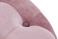 Voetensteun DKD Home Decor Roze Velvet Hout MDF Glam (2 pcs) - thumbnail