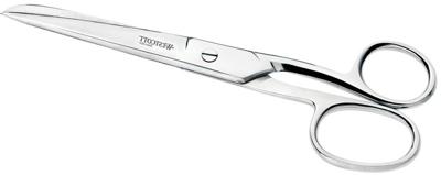 Schaar staal glans rvs 18cm