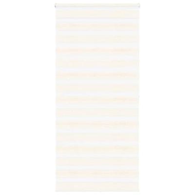 VidaXL Zebra rolgordijn 110x200 cm stofbreedte 105,9 cm marmerbeige