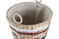 Mandenset DKD Home Decor Polyester Koloniaal Vezel (38 x 38 x 36 cm) - thumbnail