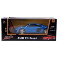 Radiografisch Bestuurbare Auto Audi 1:24 R8 Coupe Blauw - thumbnail